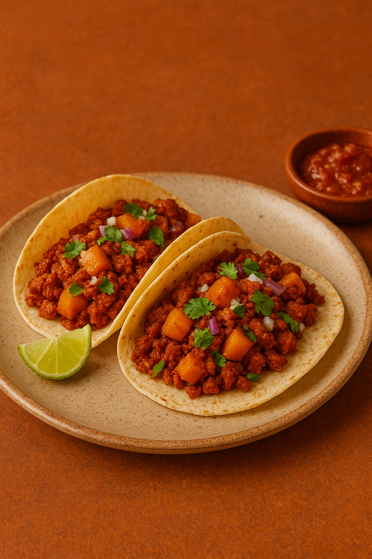 🌮 Receta Otoñal: Tacos de Chorizo con Calabaza y Tortillas Jalisco