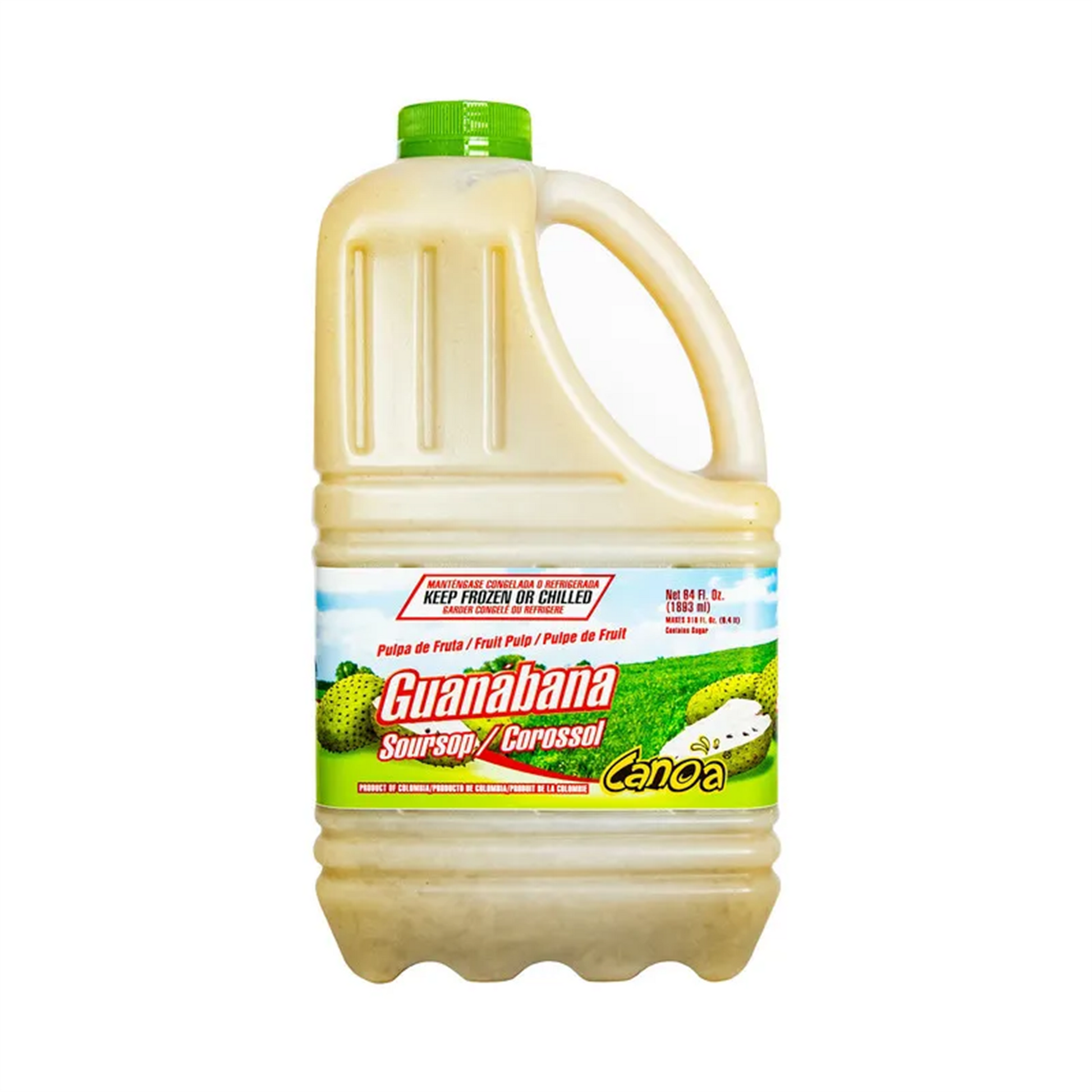 2 - E0000109 - 64 FL OZ FRUIT PULP SOURSOP