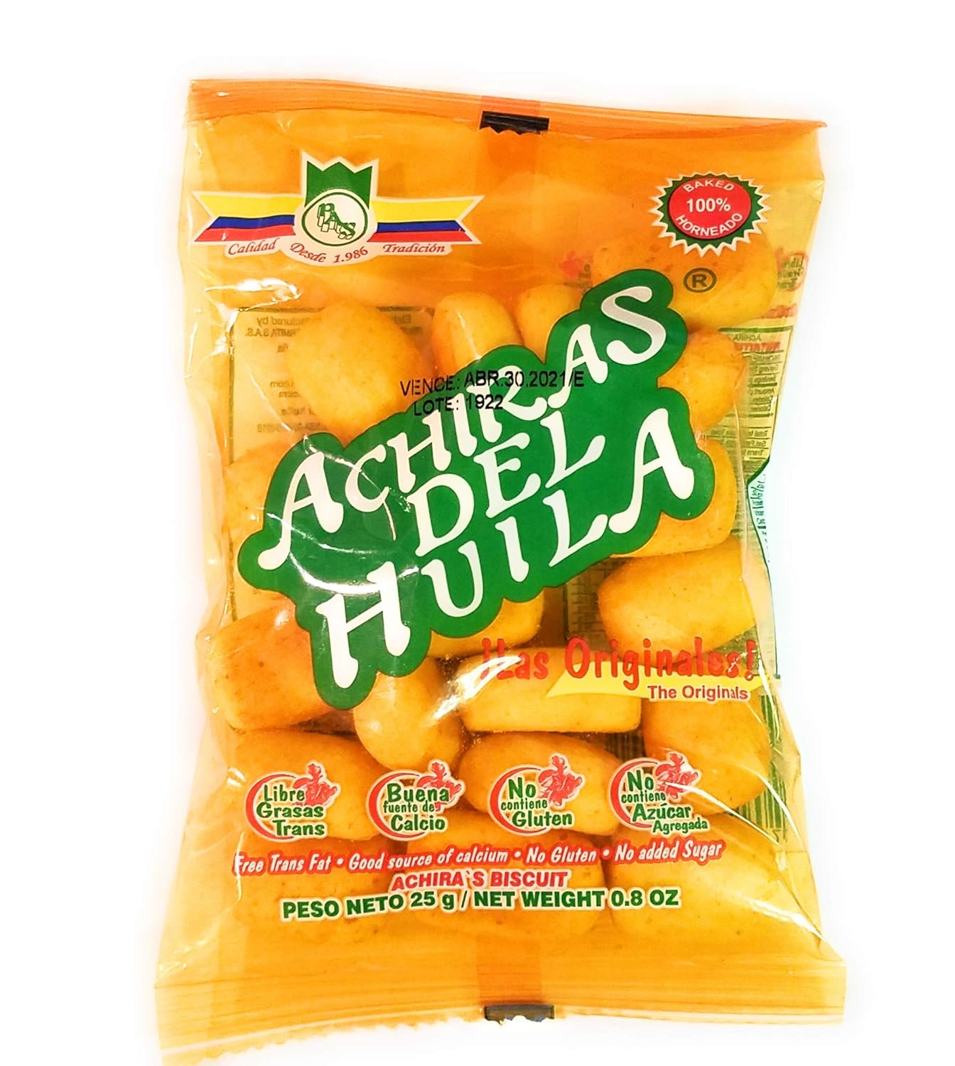 Achiras from Huila - Bag of 12 units