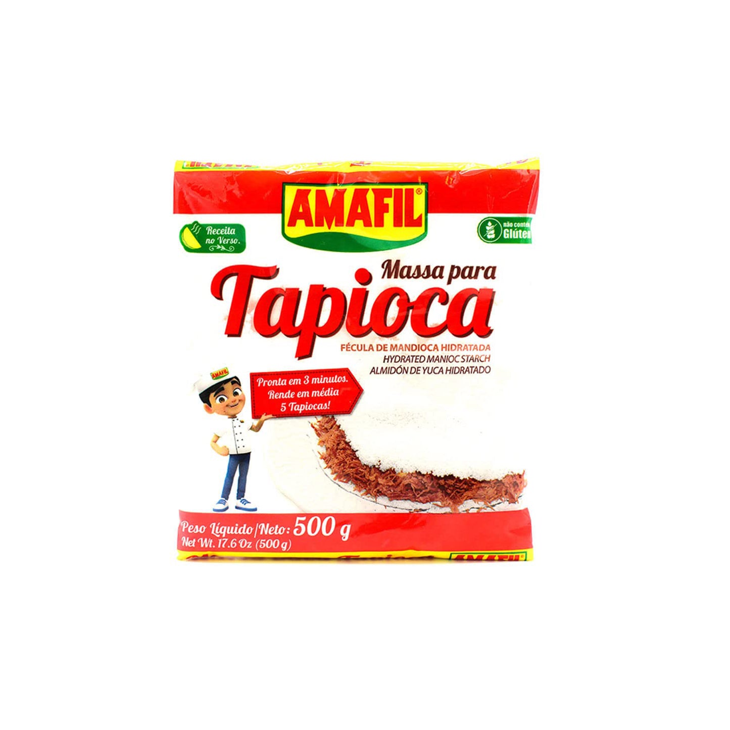 Amafil - Harina de Tapioca Hidratada - Bolsa X 500 GR