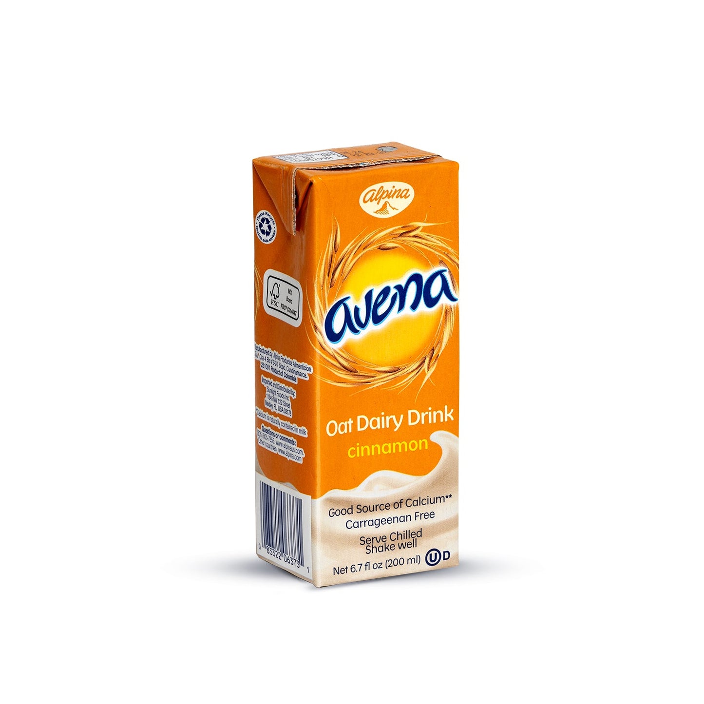 Avena Alpina Canela X 8 Unidades