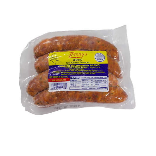 Benny's Chorizo Antioqueño - Paquete X 16 OZ
