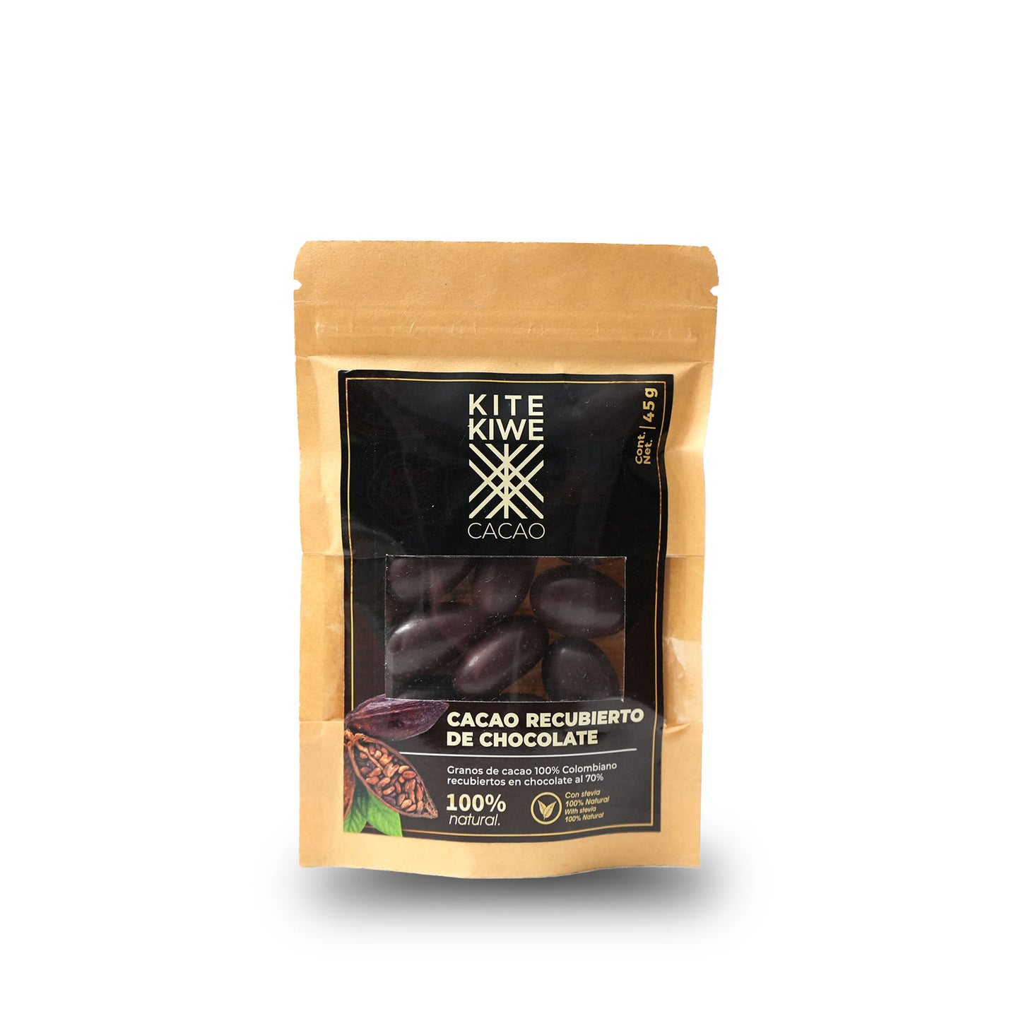Chocolate-coated cocoa x 45g