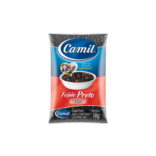 Camil Black Bean Carreteiro - Bag X 1 KG