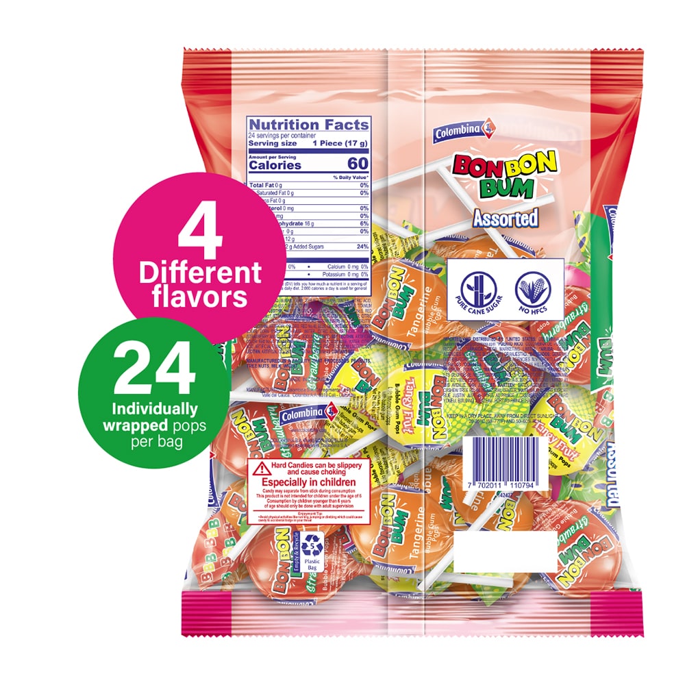 Bon Bon Bum - Assorted bag X 24 units