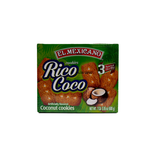 El Mexicano - Coconut Cookies - Box X 600 GR