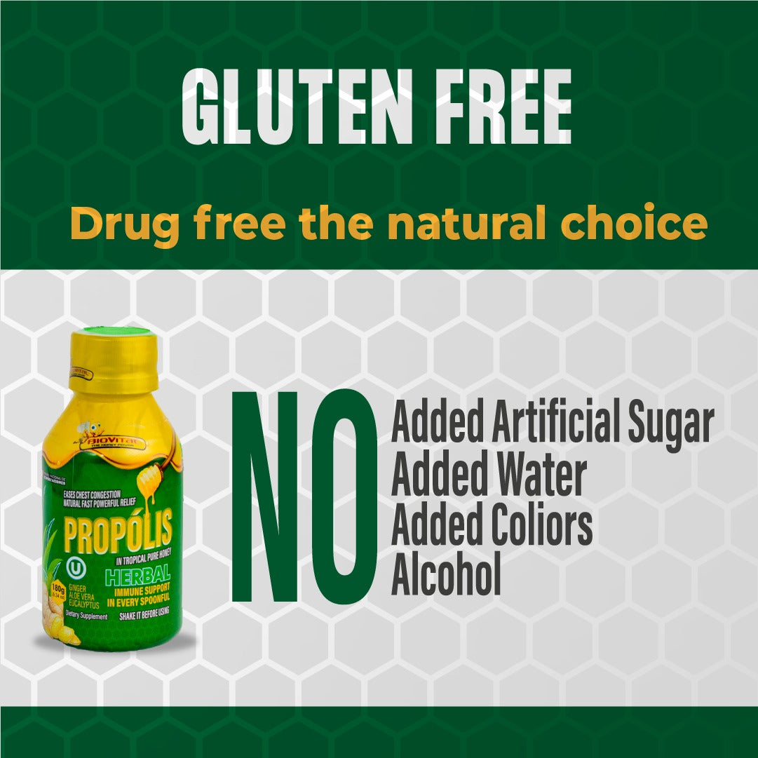 Biovital Propolis Pure Honey Tropical Herbal 180 G X 1 Unit