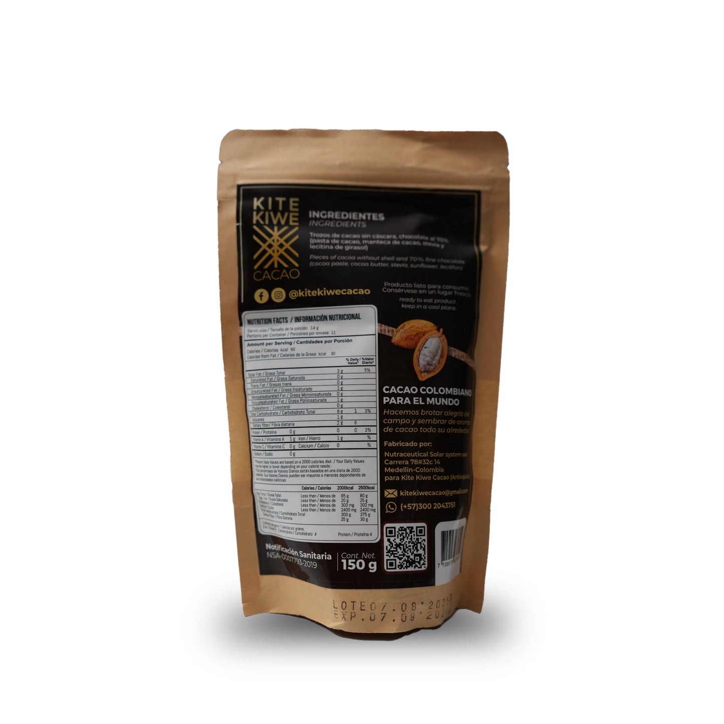 Cocoa mix with fruits x 150g