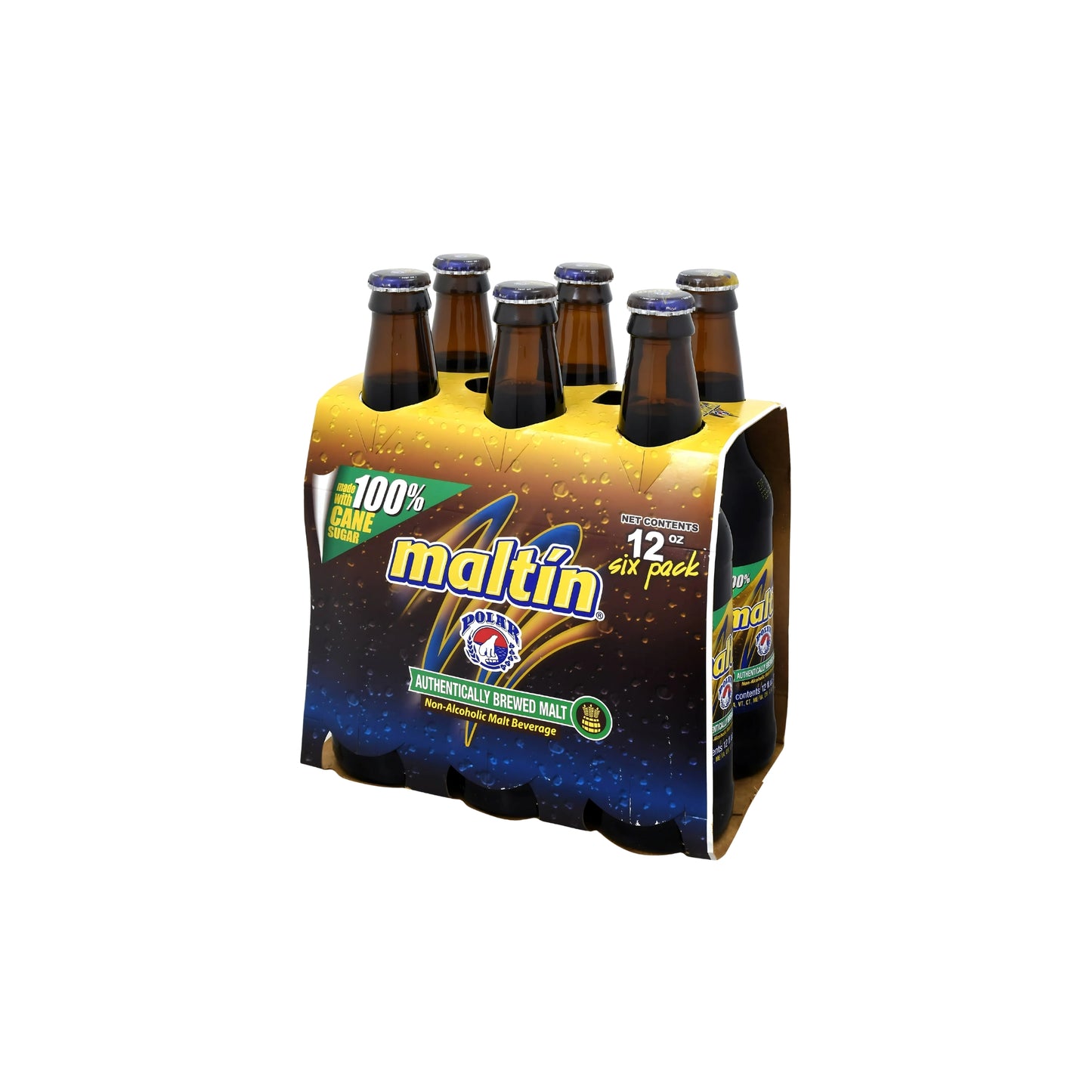 Maltín Polar - Malta 12 OZ - Paquete X 6 Unidades