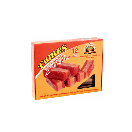 Mountain Delight - Barras de Guayaba con Arequipe - Caja X 12 Unidades