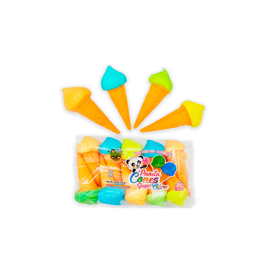 Safari - Panda Colored Sugar Cones - Pack X 20 Units
