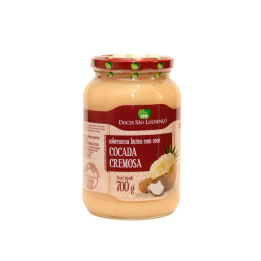 Sao Lourenco - Cocada Cremosa Pura - Tarro X 700 GR