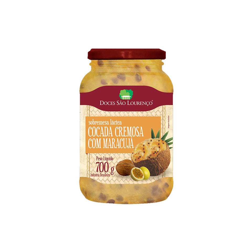 Sao Lourenco - Cocada Cremosa con Maracuyá - Tarro X 700 GR