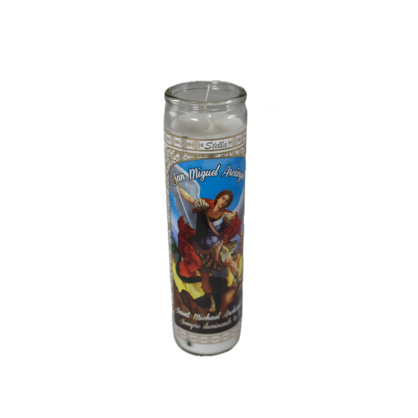 Archangel Saint Michael Candle Holder X 2 Units
