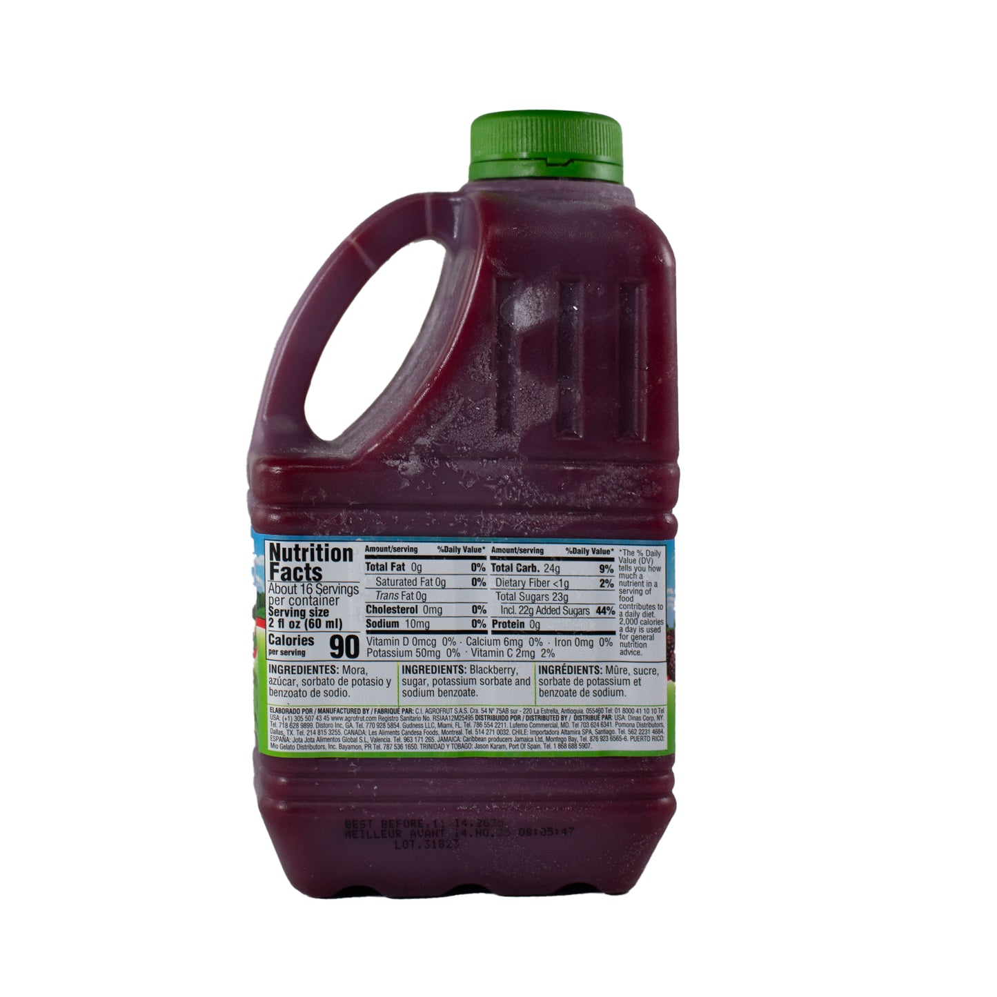 Canoa - Blackberry Fruit Pulp X 32 OZ