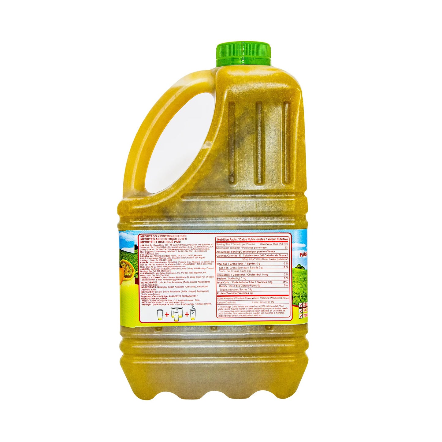 Canoa - Naranjilla-Lulo Fruit Pulp X 64 OZ