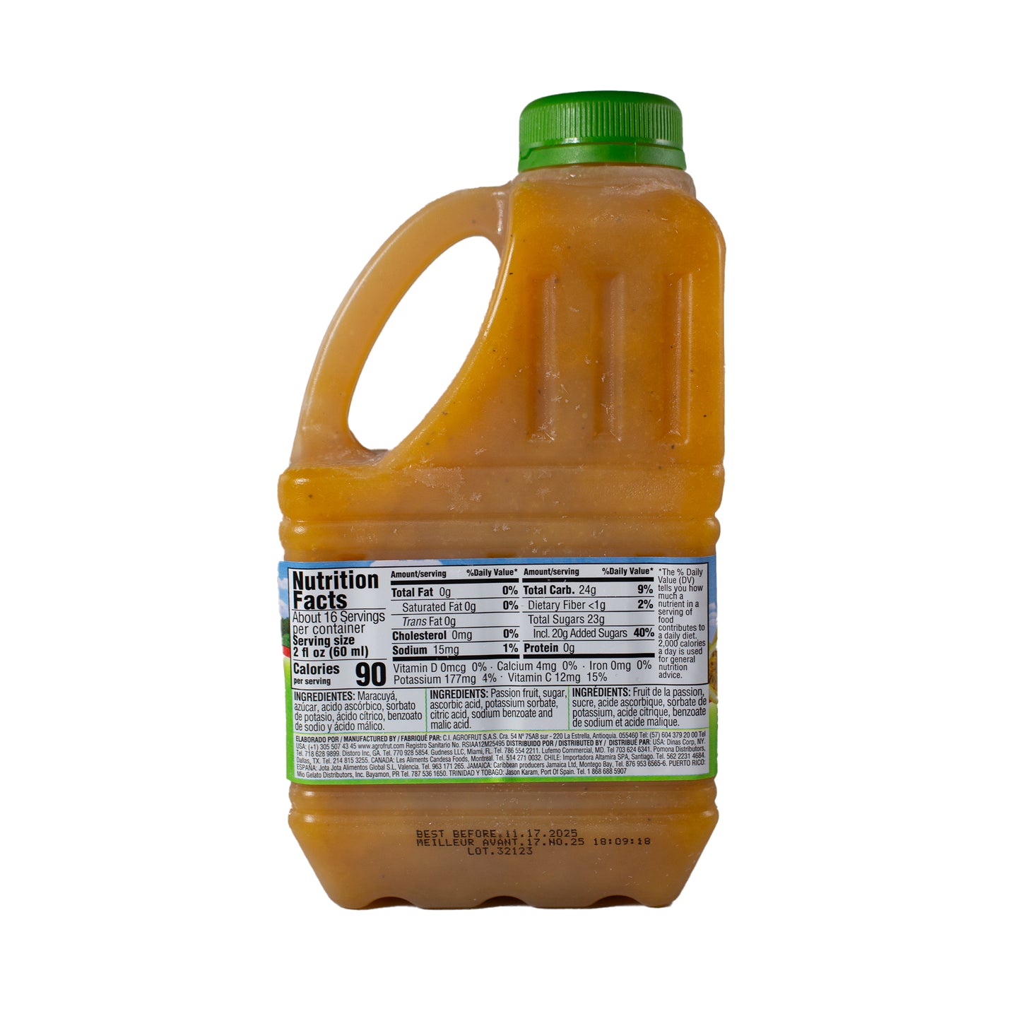 Canoa - Passion Fruit Pulp X 32 OZ