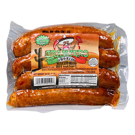 Granjero - Mexican Chorizo - Pack X 16 OZ