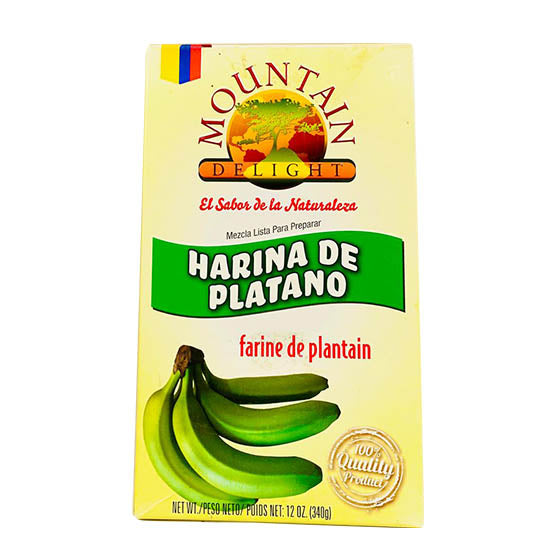 Mountain Delight - Harina de Plátano - Caja X 12 OZ