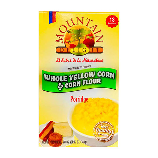Mountain Delight - Mazamorra Antioqueña de Maíz Amarillo - Caja X 12 OZ