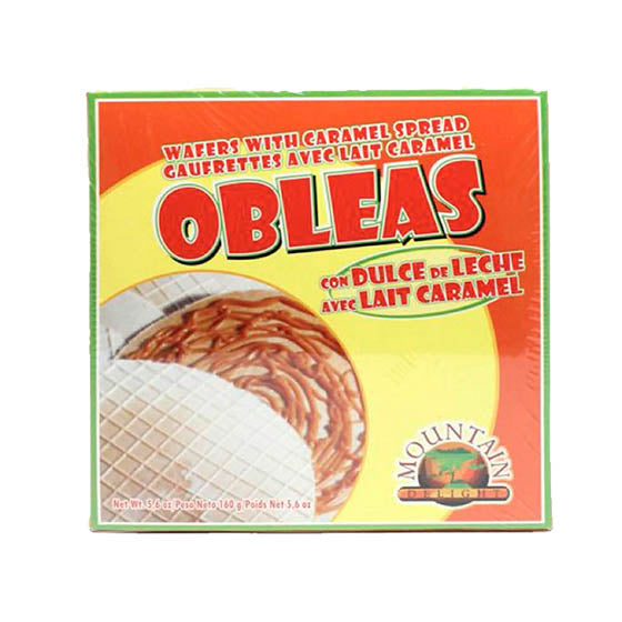 Mountain Delight - Obleas con Dulce de Leche - Paquete X 10 Unidades