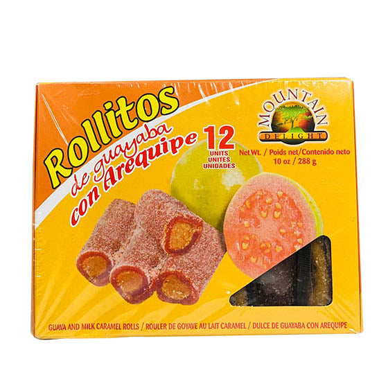 Mountain Delight - Rollitos de Guayaba con Arequipe - Caja X 12 Unidades