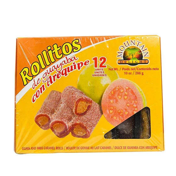 Mountain Delight - Guava Rolls with Arequipe - Box X 12 Units