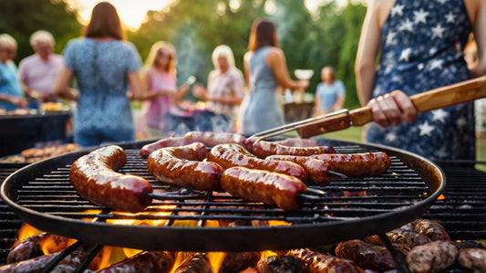 Chorizos Latinos Bennis a la Parrilla con Salsa de Chimichurri