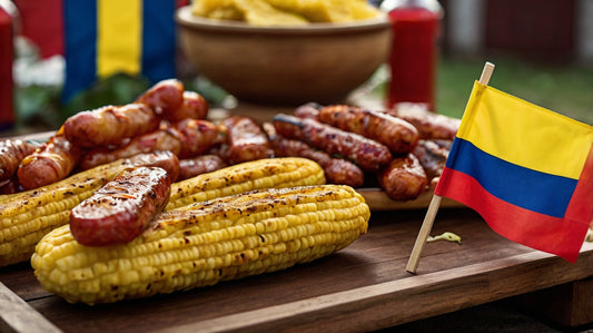 Vibra Colombiana!!  de Chorizos Bennis y Patacones Dulces para un Asado