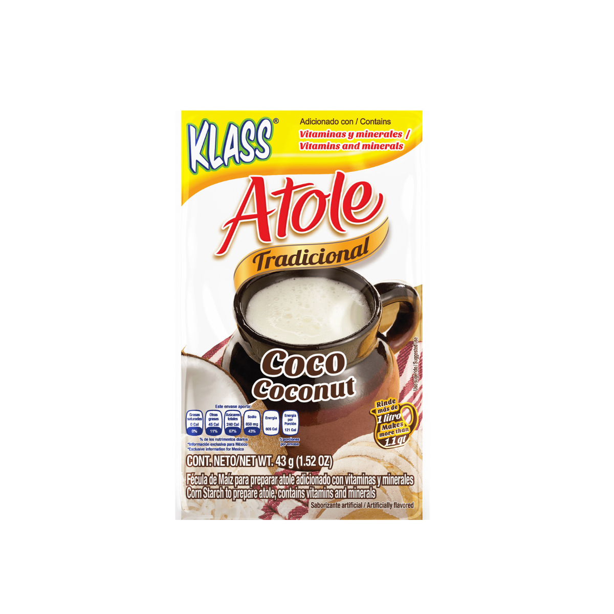 Klass Atole Coco - 12 Units