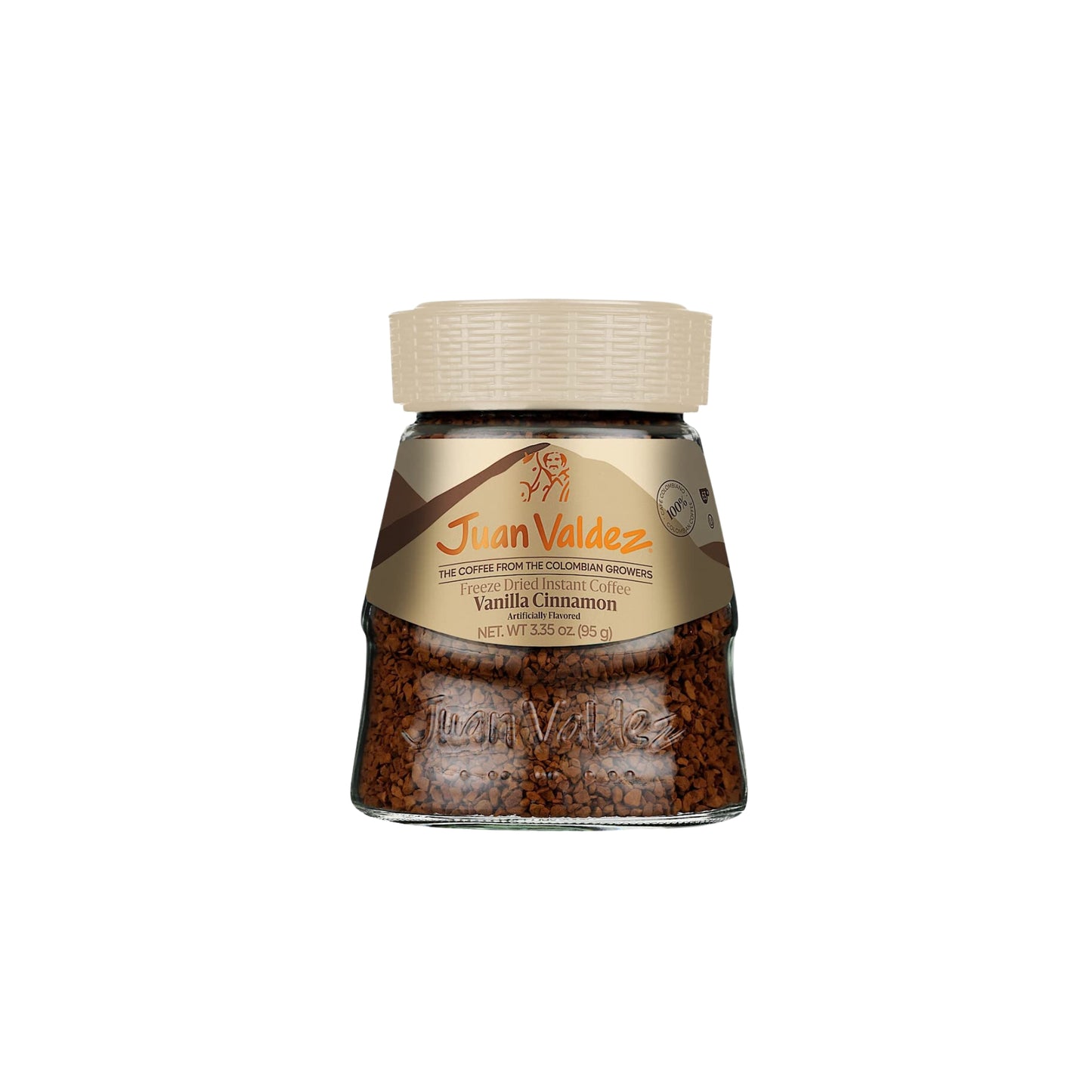 Juan Valdez Vanilla Coffee with Cinnamon 95GR X 1 Unit