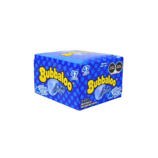 Bubbaloo gum blueberry displey