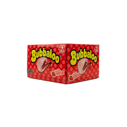 Bubbaloo Gum Strawberry Displey x 47 units