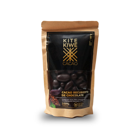 Chocolate-coated cocoa x 180g