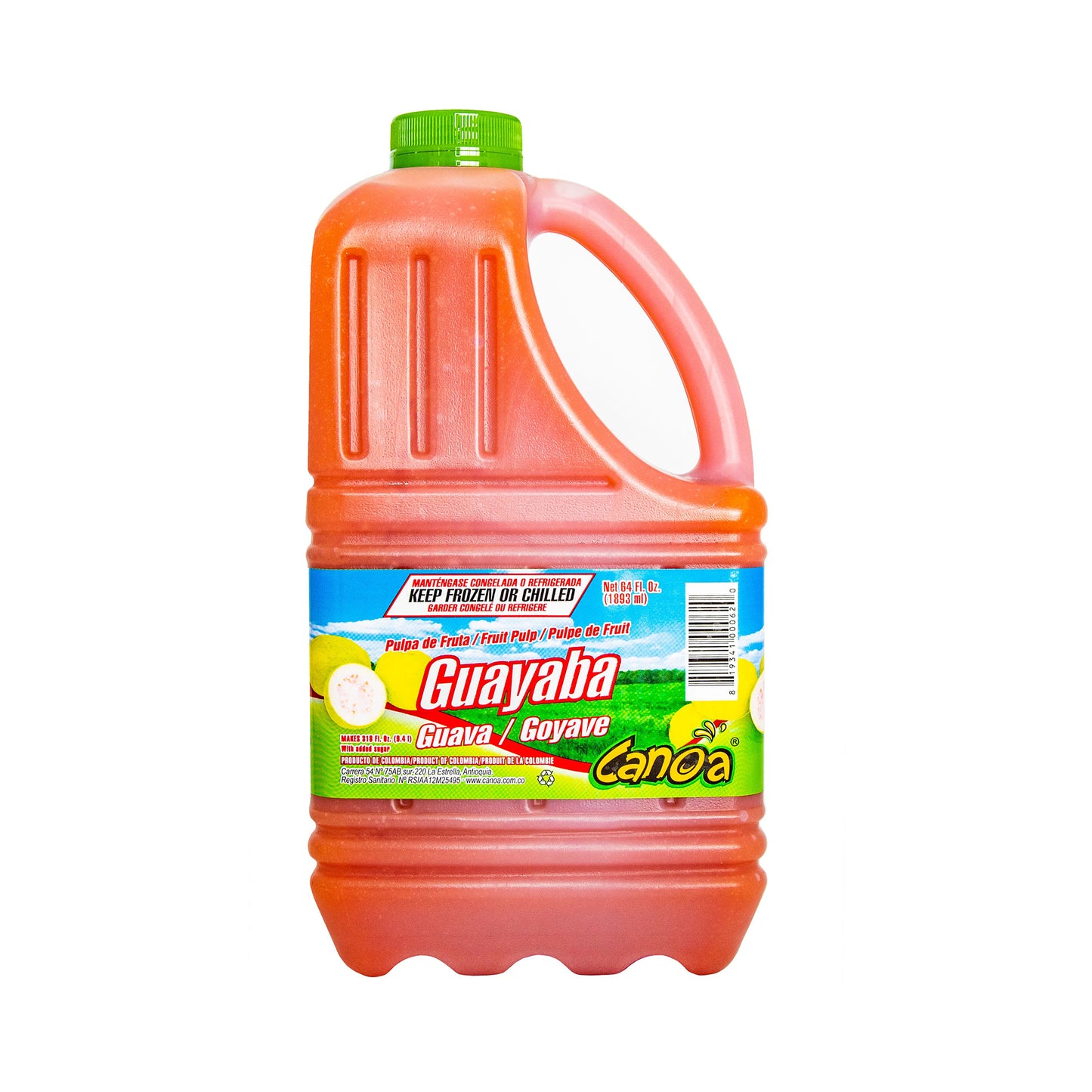 Canoa - Guava Fruit Pulp X 64 OZ