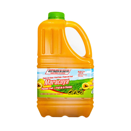 Canoa - Pulpa de Fruta de Maracuyá X 64 OZ