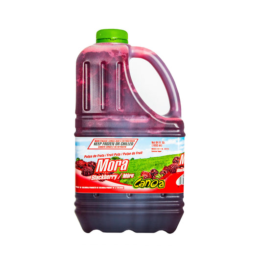 Canoa - Pulpa de Fruta de Mora X 64 OZ
