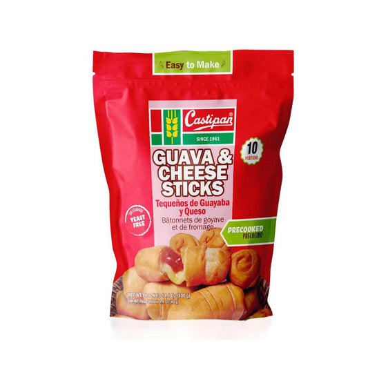 Castipan - Palitos de Queso con Guayaba - Bolsa X 10 Unidades