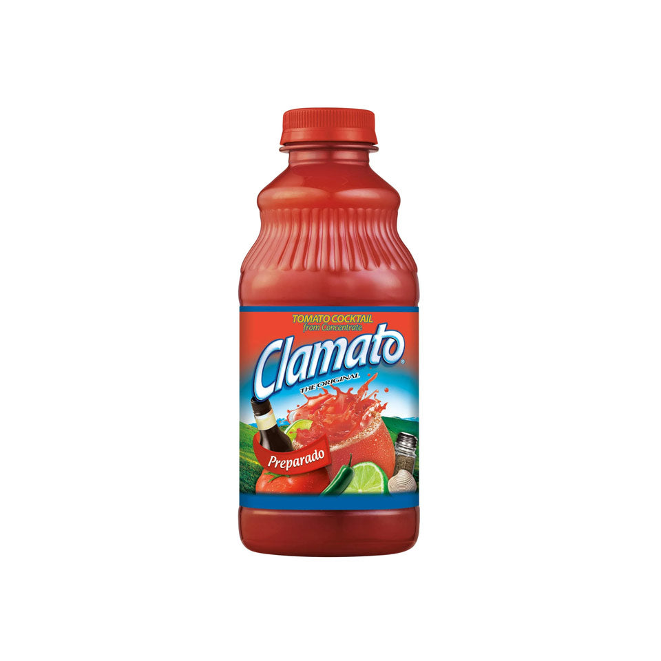 Clamato - Jugo de Tomate Preparado - 1 Unidad X 32 OZ