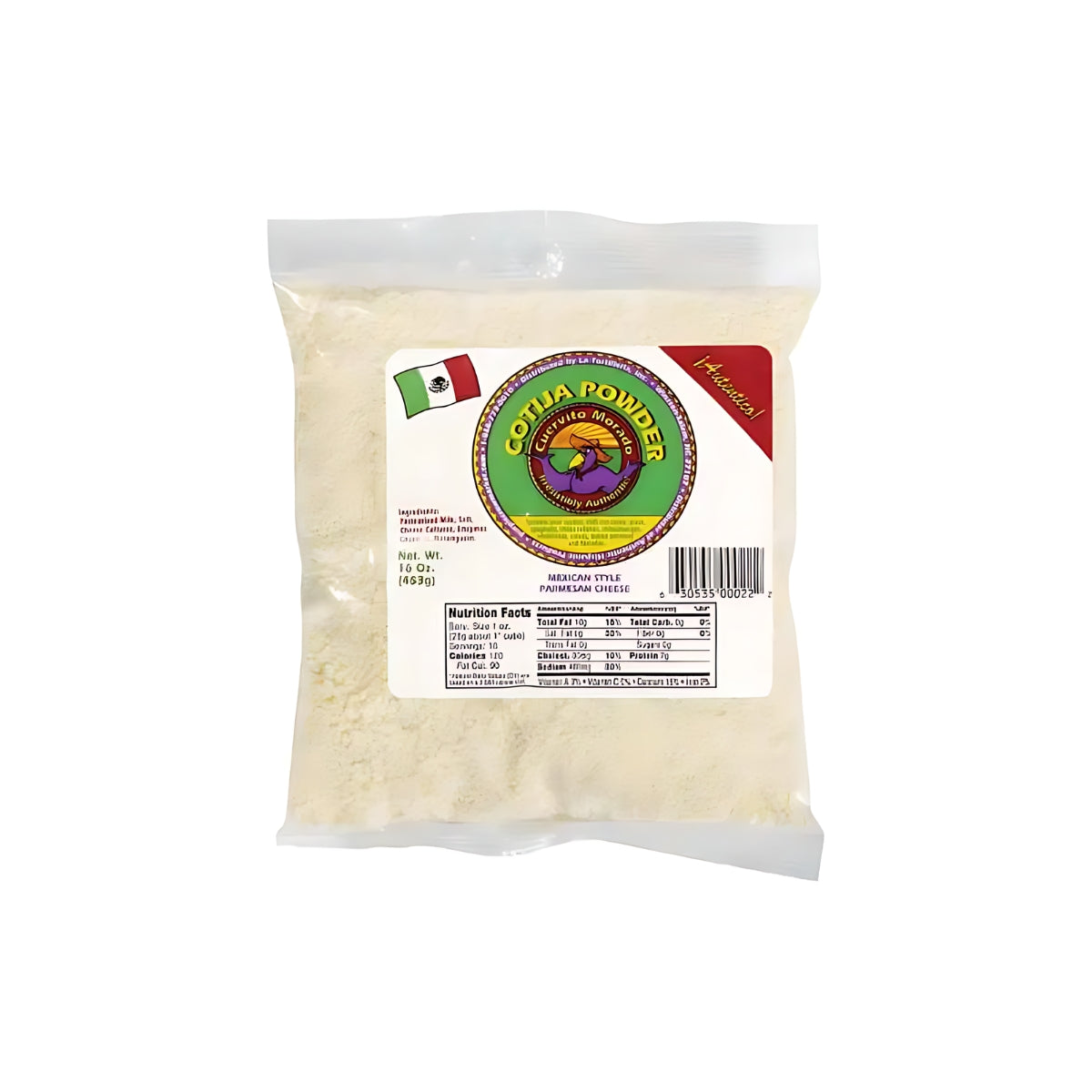 Cuervito Morado - Cotija Cheese Powder - Bag X 16 OZ