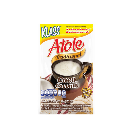 Klass Traditional Atole - Coconut - Box X 12 Units