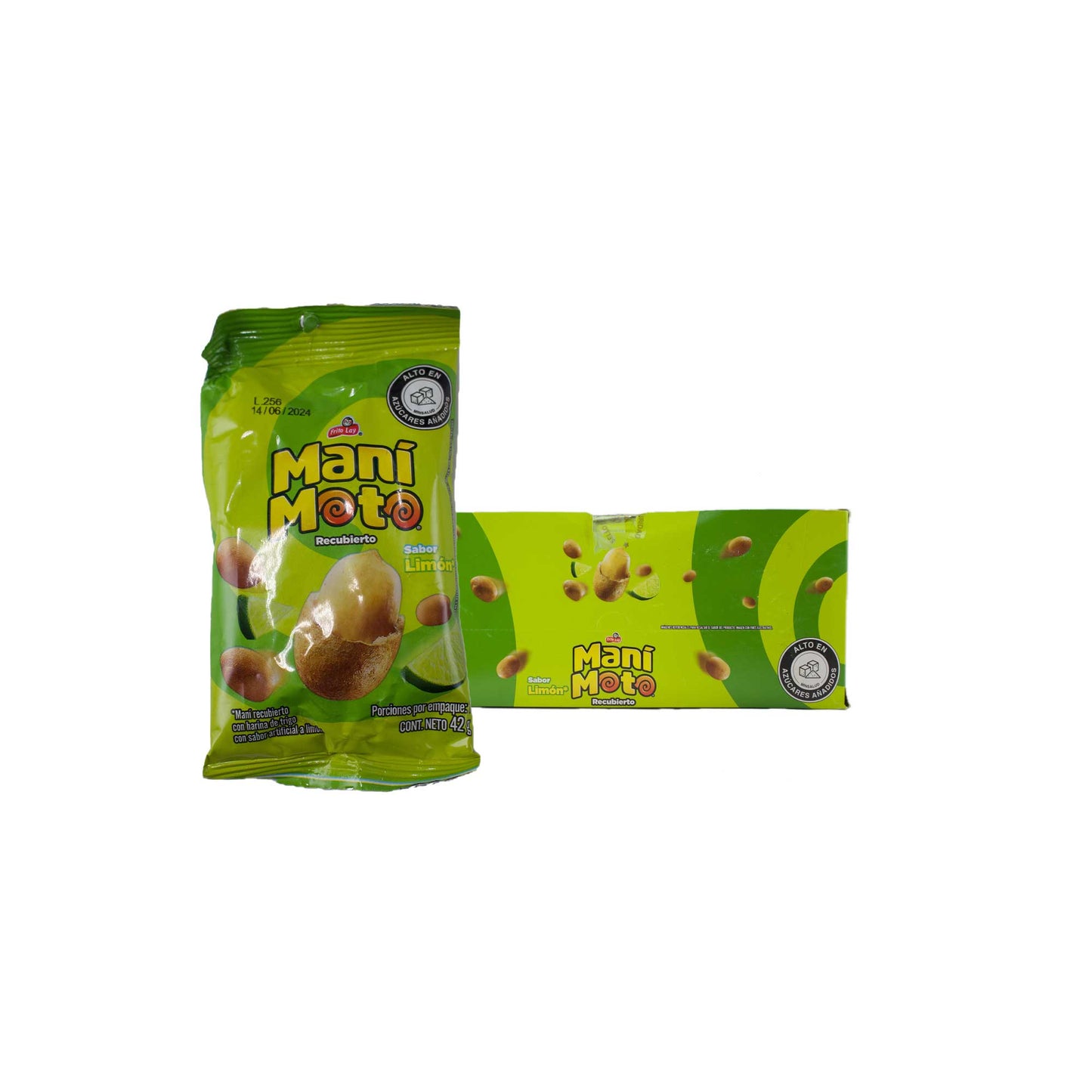 Maní Moto - Maní Sabor a Limón - Caja X 12 Unidades