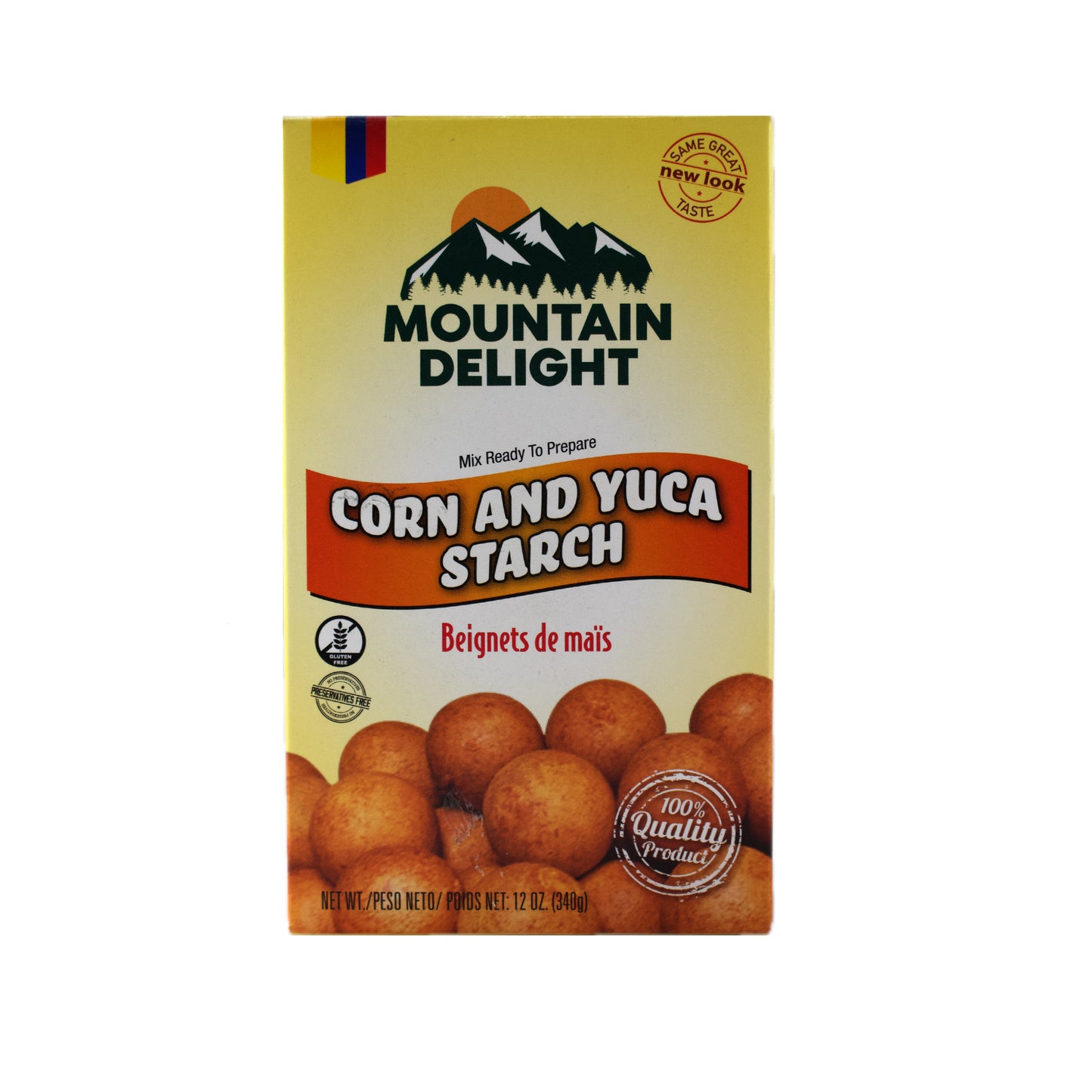 Mountain Delight - Corn and Yuca Starch Cheese Balls - Box X 12 OZ