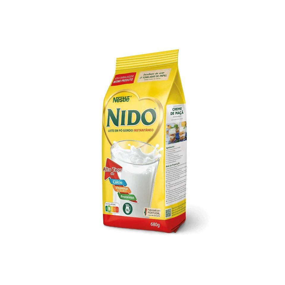Nestlé - Leche Instantánea Nido - Bolsa X 680 GR