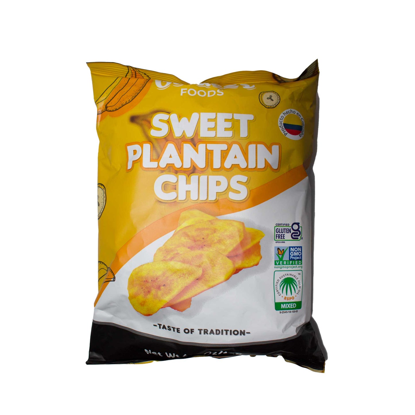 Plátanos Dulces Maduros - Bolsa X 32 OZ