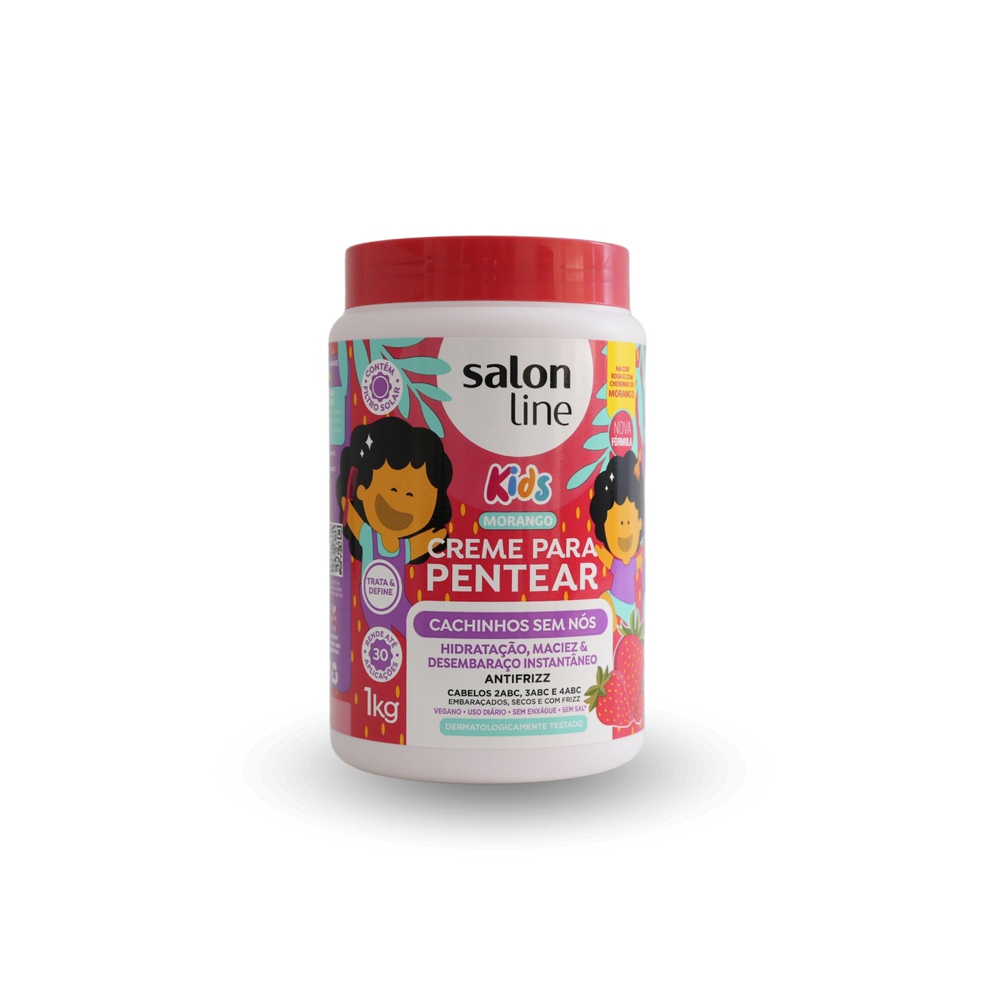 Salón Line Crema para Peinar Kids Cachos Definidos X 1 Unidad