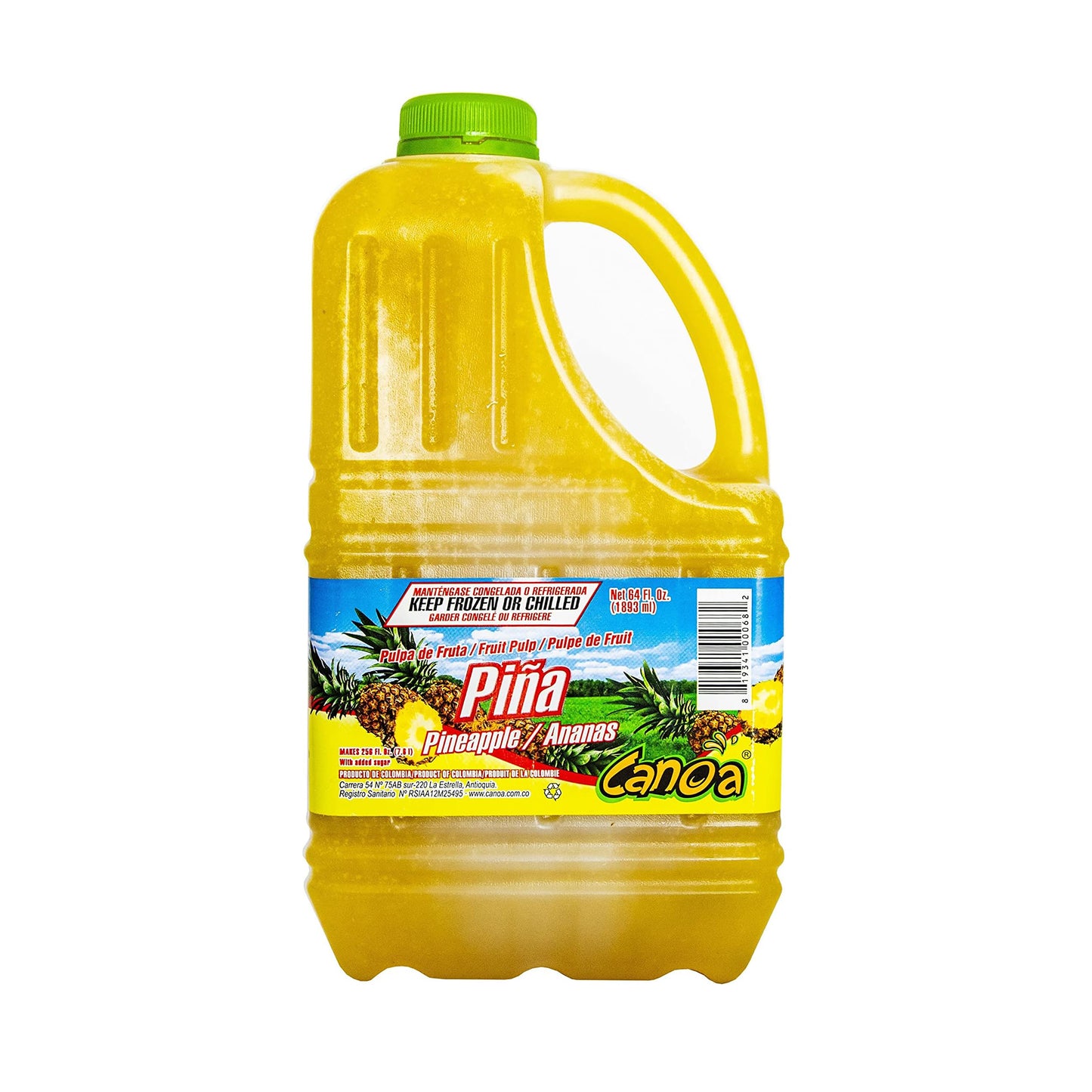 Pulpa de fruta de  Piña  / Canoa 64 Oz