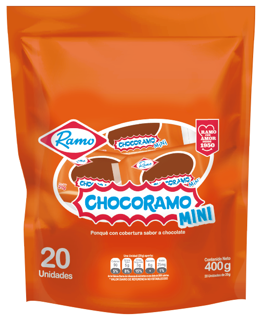 Minichocorramo 5 X 400 Gr (14,1 Oz) X 20 Unid X Bag